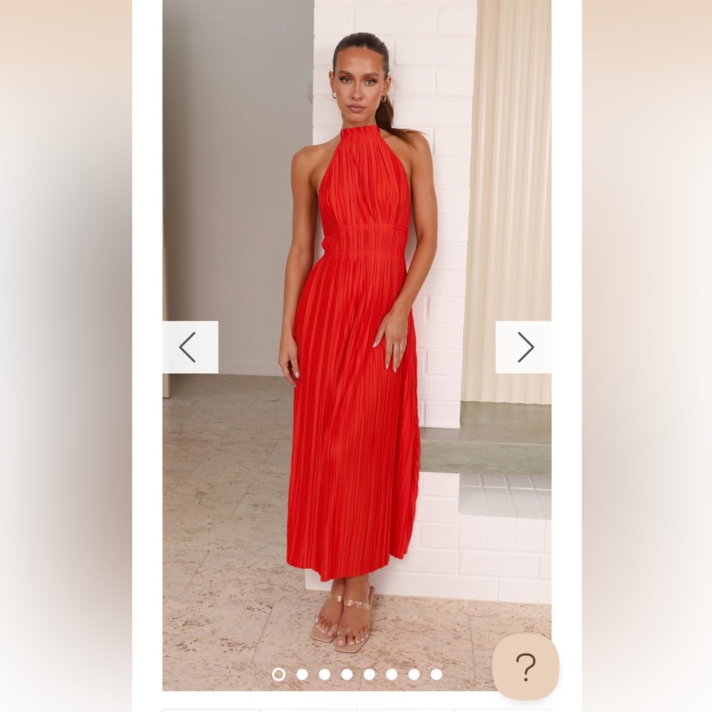 Elegant Red Maxi Dress